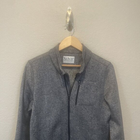 Marc New York Andrew Marc Womens Large Gray Full Zip Fleece Jacket Pockets - Picture 4 of 10